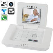 3C Smart Network Phone Call Video Wifi Alarm System, поддержка TF-карты (белый)
