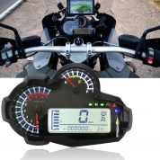 15000RPM LED Спидометр Цифровой одометр Подсветка Универсальная для 2 цилиндров 4 BMW / Honda / Ducati / Kawasaki / Suzuki мотоцикл