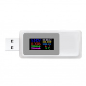 KEWEISI KWS-MX19 USB Tester DC 4V-30V 0-5A Текущий детектор напряжения (белый)