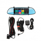 iMars 3G WIFI GPS 1080P Android 7 дюймов Авто Приборная панель зеркала заднего вида HD Двойной Объектив Видеорегистратор камера