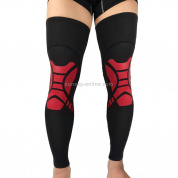 2 шт. Баскетбол Kneepad Летние тонкие дышащие леггинсы на открытом воздухе на открытом воздухе Бегущая защитная передача, спецификация: L (черный красный)