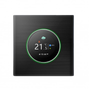 BHT-7000-GALZB 95-240V AC 3A Smart Knob Термостат Контроллер нагрева воды с Zigbee (черный)