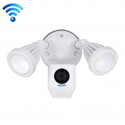 ESCAM QF608 HD 1080P WiFi IP-камера с прожектором, поддержка ночного видения / PIR-сигнализация / TF-карта / Onvif (белый)