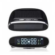 Солнечная Мощность Авто Авто LCD TPMS Давление в шинах Монитор Система Беспроводная + 4 Датчика
