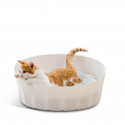 Джордан и Джуди Белый Круглый Pet Кот Гнездо Спальный Дом Кровать Моющийся Soft Материал Из Xiaomi Youpin