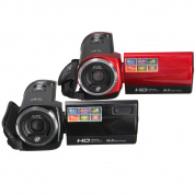 16MP 2.7 дюймов TFT LCD 720P HD 16X Zoom DV Цифровое видео камера Видеокамера Видеорегистратор - Красный