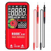 Blue Digital MultiMeter 9999 счетчиков ЖК-дисплей ЖК-дисплей постоянного тока Напряжение питания переменного тока, спецификация: S10 Сухой аккумулятор версия (красный)
