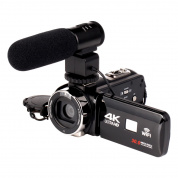 4K WiFi Ultra HD 1080P 16X ZOOM Цифровое видео камера DV Видеокамера с Объектив и Микрофон - Camera + lens + microphone