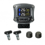 CAREUD Real Time Давление в шинах Монитор Система Водонепроницаемы мотоцикл TPMS Wireless LCD Дисплей Внутренний / Внешний