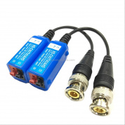2 PCS Anpwoo 210C сращиваемый безвинтовой коаксиальный HD-CVI / AHD / TVI 1CH пассивный трансивер видео Balun