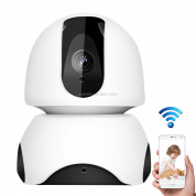 EC30 3D-навигация Интернет-сеть HD 2.0MP видеокамера, поддержка ИК ночного видения и TF-карты и аудиовход / выход (белый)