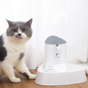 Loskii Automatic Smart Кот Электрический дозатор воды для домашних животных Foutain Waterer с анти-сухой регулировкой расхода воды