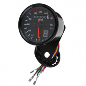 Универсальный мотоцикл LED Одометр Спидометр Speedo Tachometer Gauge