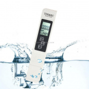Цифровой многофункциональный ЖК-монитор TDS & EC Meter Water Measurement Test Tool (бежевый)