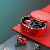 Bluetooth Гарнитура с автоматическим запоминанием. Наушник HAMTOD T50 6D Sound Binaual Call Wireless