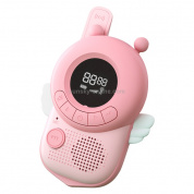 ADJ-847 Мультфильм Пчелы Детские Детки Walkie-Talkie Беспроводной 3KM Вызов Открытый Родитель-Детская Интерактивная Игрушка с Фонариком и Анти-Замерзным ремешком (Pink)