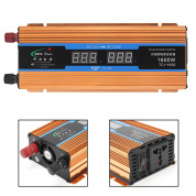 Преобразователь инвертора Universal 1600W LED Дисплей DC 12V до AC 220V Солнечная Power
