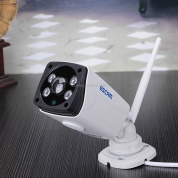 ESCAM Moon QP02 1/4 дюйма 1080P 2.0MP WiFi IP PTZ-камера, поддержка обнаружения движения / ночного видения, ИК-расстояние: 10 м