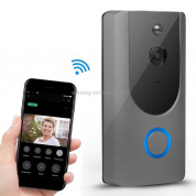 M2 720P Smart WIFI Video Visual Doorbell, Поддержка удаленного мониторинга мобильного телефона и ночного видения (серый)