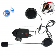 M528 Гарнитуры с одним переговорным устройством Bluetooth для мотоциклетного шлема, расстояние внутренней связи до 100 м (черный)