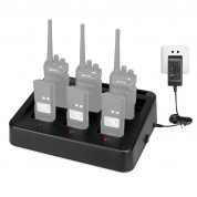 RETEVIS RTC48 Многофункциональные взаимозаменяемые слоты Six-Walkie Talkie зарядное устройство для Retevis RT48 / RT648