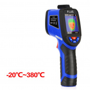 FLUS IR-893 -20 ~ 380 ℃ Ручная камера Портативный инфракрасный термометр Температурный счетчик