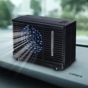 12V / 24V 35W Двойной вход Mini Air Cooler Fan Water Ice Испарительный портативный кондиционер для летнего дома Авто Охлаждение - 24V