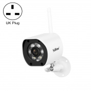 SriHome SH034 5.0MP Mini Dual 2.4 / 5G WiFi Outdoor IP66 Водонепроницаемая камера видеонаблюдения Цветная камера видеонаблюдения ночного видения, Тип штекера: Штекер UK (белый)
