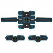 Q88Q USB зарядки животноводческой мышцы наклейки мышц живота мышцы с светодиодным цифровым дисплеем и левой и правой наклейкой на руку