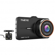 Thieye Carbox 5R 1080P Передняя часть 720P Задняя часть IP67 Водонепроницаемы Двойная Объектив записывающая петля автомобиль Видеорегистратор камера с