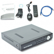 Видеорекордер 4-канальный гибридный DVR NVR автономный, цифровой