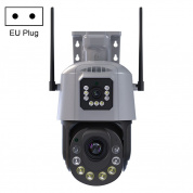 QX109 Интеллектуальная купольная HD-камера с двумя объективами и Wi-Fi (вилка европейского стандарта)