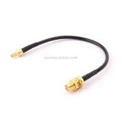 RG174 CRC9 Male Straight TO SMA Female удлинитель соединительного кабеля, длина: 15 см