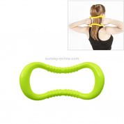 PP Double Massage Point Yoga Circle Fascia Растягивающее кольцо Кольцо для сопротивления пилатесу (зеленое)