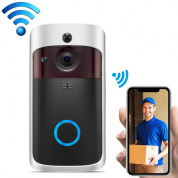 Eken V5 Smart Phone Call Visual Recording Видео Дверное звонок Ночное видение Беспроводной WiFi Безопасность Дом Монитор Домофон Дверной колокол, Стандартный (Черный)