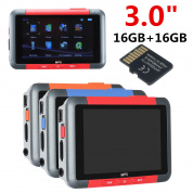 32 ГБ MP3 MP4 MP5 Player Видео Музыкальный плеер 3,0 дюймов Поддержка FM-карты TF с наушниками - Красный