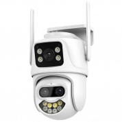 QX102 Тройная камера Wi-Fi 3 МП с поддержкой двусторонней голосовой связи и инфракрасного ночного видения (штекер AU)