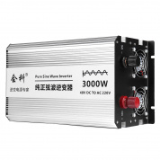 DC 12V 24V 48V 1500W Пик 3000W Большой размер Жидкий кристалл Дисплей Чистая синусоида Авто Инвертор