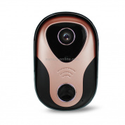 163Eye L1-NJ Smart Visual WIFI 1.3MP Network HD Intercom Doorbell, Поддержка карты Micro SD и ночного видения (розовое золото)