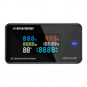 KWS-DC200-10A 8-120 В постоянного тока с цифровым дисплеем, напряжением и током, встроенный шунт (черный)