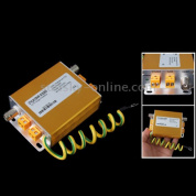 Video Data Power Surge Protector 3 в 1 Верге защита от ареста 220V (золотой)