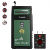 Suresafe SH-055U8LP Автопороговый детектор радиочастотных сигналов Камерный детектор с 8 светодиодами, частота обнаружения: 50 МГц - 6,0 ГГц, вилка для США / ЕС / Великобритании, 100-240 В переменного тока