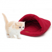 Pet Кот Собака Nest Bed Puppy Soft Теплый дом пещеры Home Sleeping Сумка Mat Pad S / M / L
