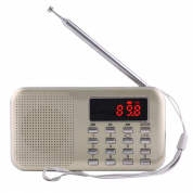 Y-896 Портативный стерео ЖК-цифровой FM AM радио динамик, литий-ионная аккумуляторная батарея, поддержка Micro TF карты / USB / MP3-плеера