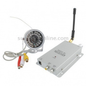 30 LED Wireless Цвет CCTV камеры безопасности + приемник (серебро)