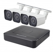 A4B6 4Ch Bullet IP Camera NVR Kit, поддержка ночного видения / обнаружения движения, ИК-расстояние: 15 м