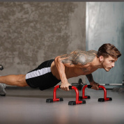 H-Type Push-up Кронштейн для тренажерного оборудования для тренажеры для тренажера (красный)