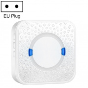 P6 110dB Wireless IP55 Водонепроницаемость с низким энергопотреблением Приемник дверного звонка Wi-Fi Doing-dong, расстояние до приемника: 300 м, вилка европейского стандарта (белый)