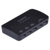 Мини-автомобильное зарядное устройство Orico MPU-5s-BK 5 порт 2.4а 1а для ippad iPhone Android с CE / FCC / RoHS 3c /