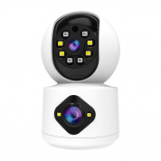 Y6204 4-мегапиксельная домашняя водонепроницаемая интеллектуальная Wi-Fi камера HD с зумом, спецификация: вилка стандарта Великобритании (белая)